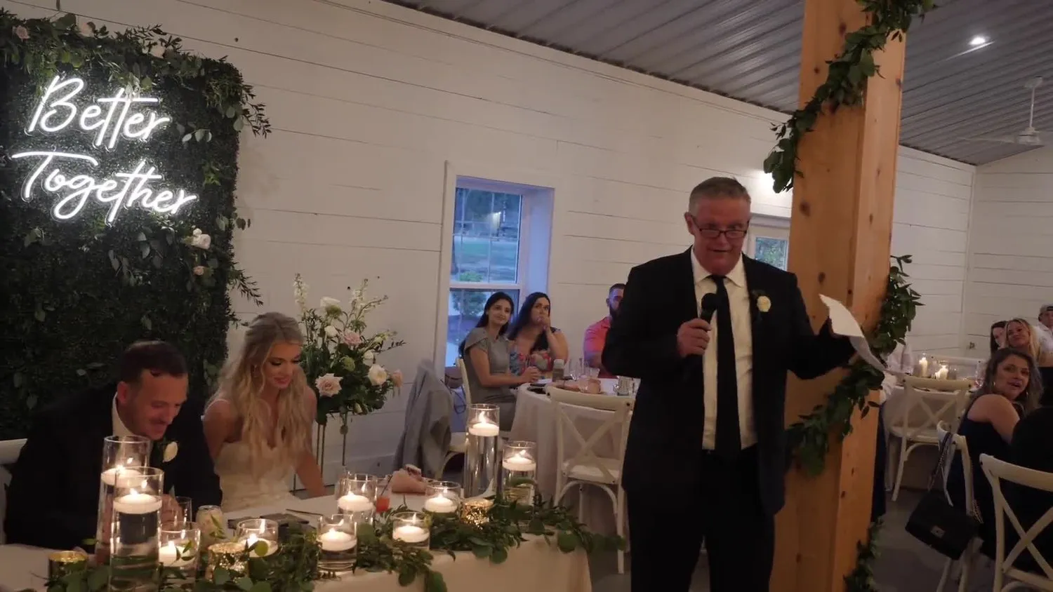A Father's Love for the Newlyweds